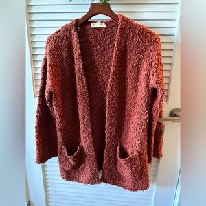 Rust color cozy sweater